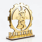 Emblema Profissões Faculdade Homenagem Dourado