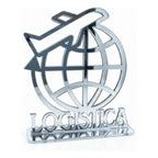 Emblema Profissões Faculdade Homenagem Prateado