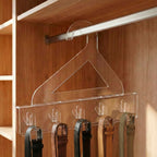 Cabide Porta Cintos Organizador Closet Armário Suporte Ganchos Organização Guarda Roupa Roupa Expositor Acessórios
