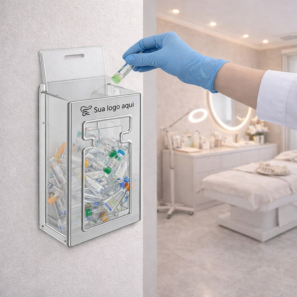Porta Ampolas Personalizado Harmonização Facial Suporte Parede Organização Clínica Estética Consultório Estético Premium