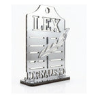 Emblema Profissões Faculdade Homenagem Prateado