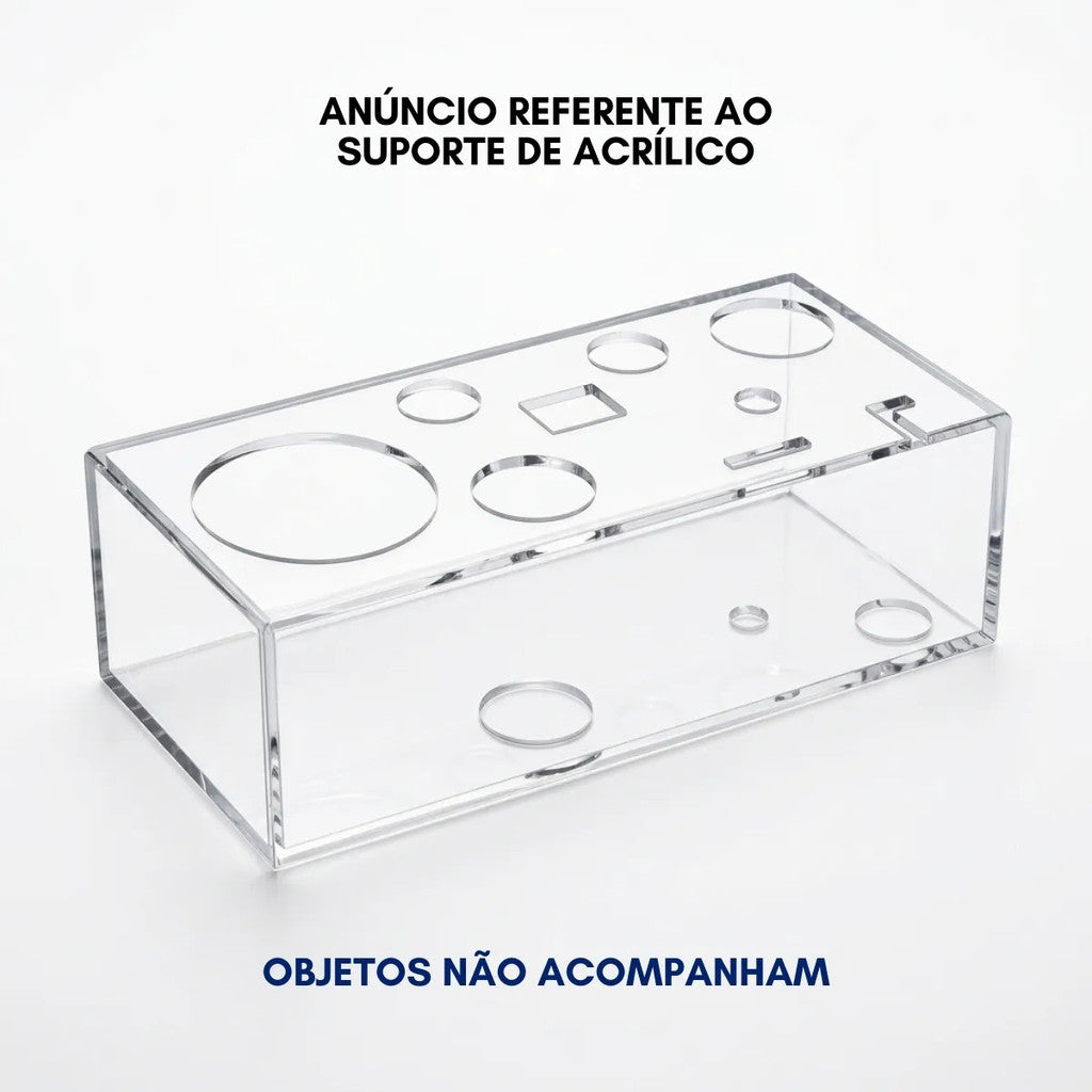 Suporte Organizador Kit Barman Bar Bartender Porta Display Utensílios Drink Home Bar