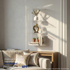 Prateleira Parede Modular Organização Quarto Decorativa Moderna Interior Composição