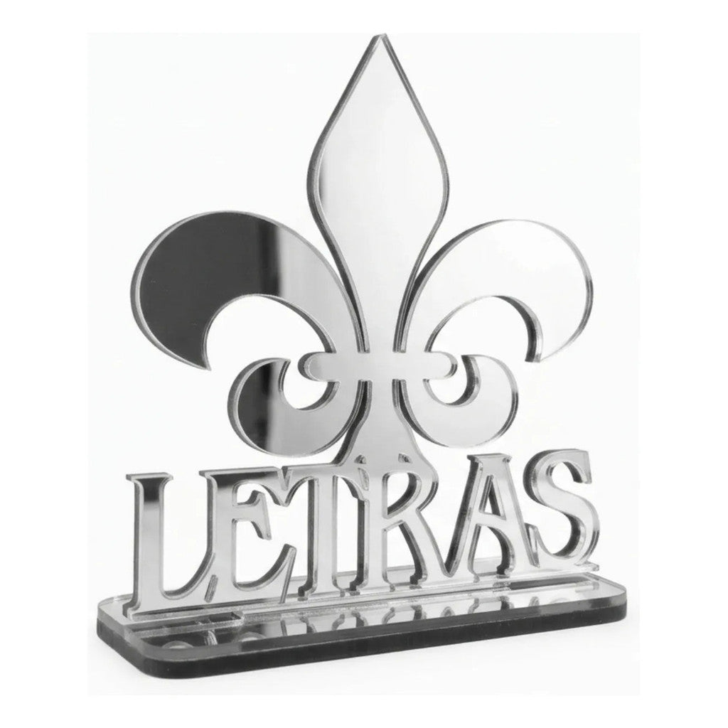 Emblema Profissões Faculdade Homenagem Prateado