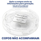 Porta Copos Shot Dose Giratório Presente Personalizado Drink