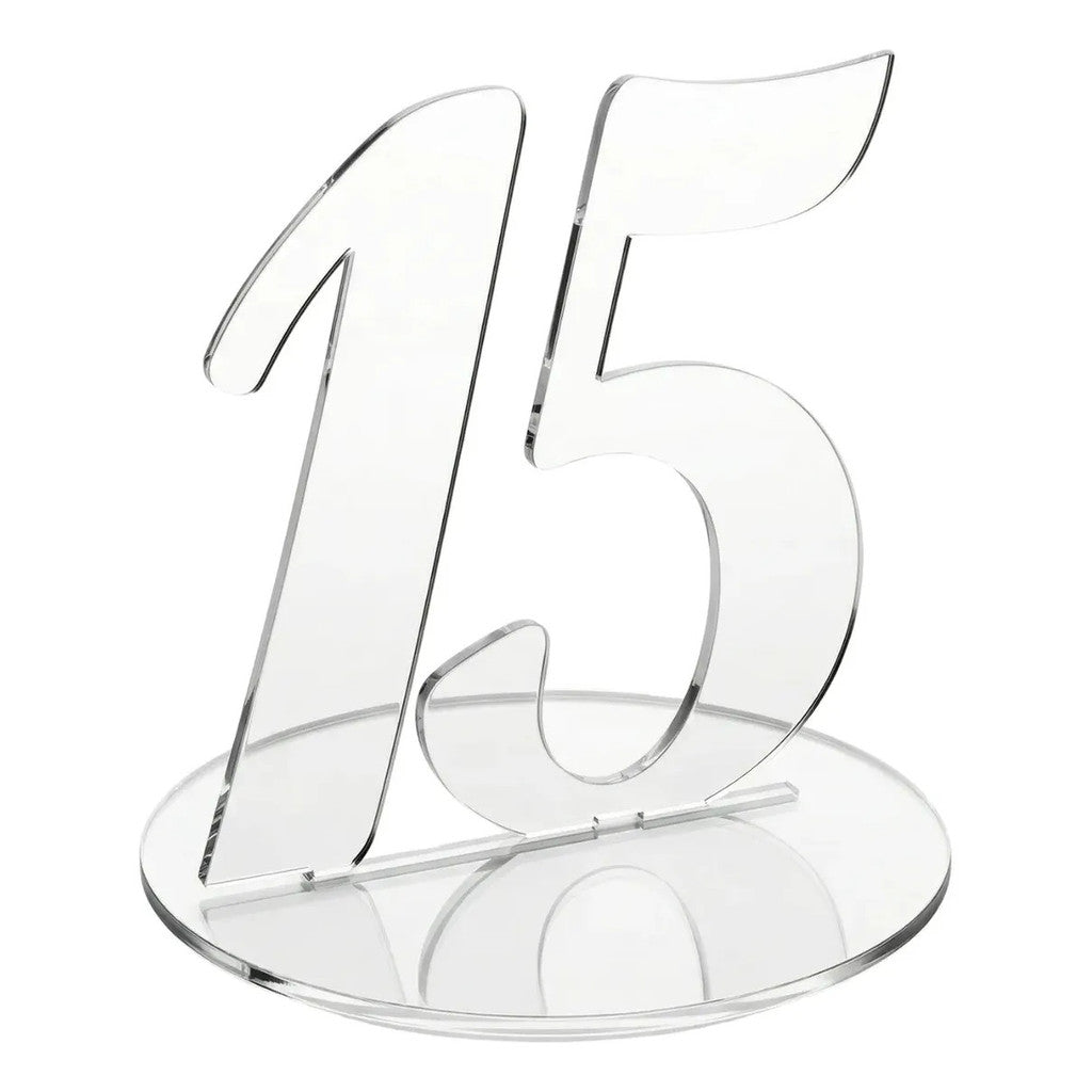 Enfeite Número 15 Para Decoração Mesa Debutante Elegante