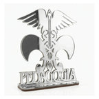 Emblema Profissões Faculdade Homenagem Prateado