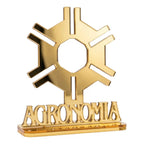 Emblema Profissões Faculdade Homenagem Dourado