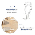 Suporte Brinco Piercing Expositor Display Orelha Joias Base Organizador Biju Luxo Vitrine