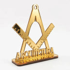 Emblema Profissões Faculdade Homenagem Dourado