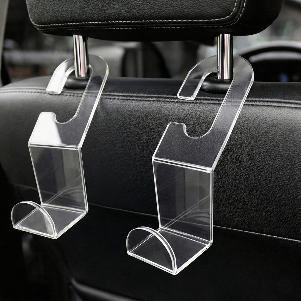 Ganchos 4 Peças Veicular Banco Passageiro Organização Interna Bolsa Mochila Compras Utilitário