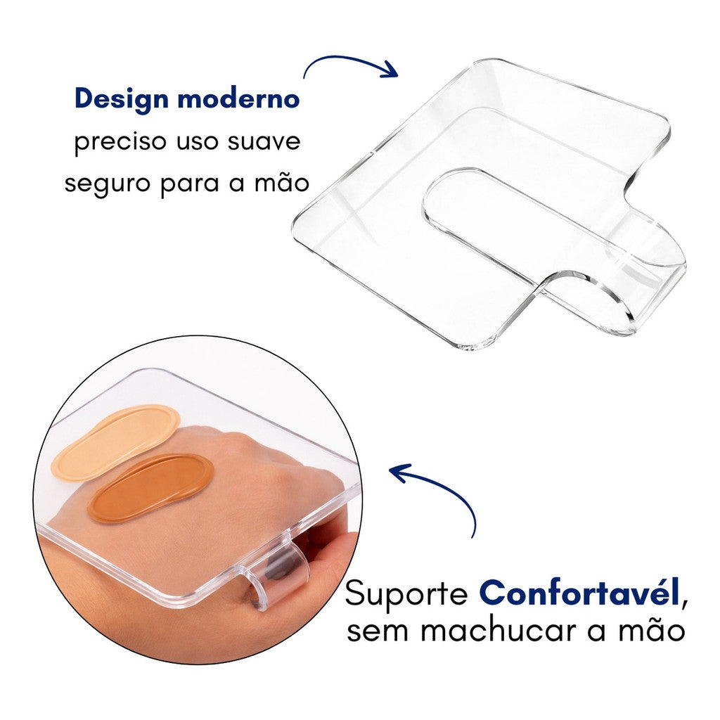 Paleta Combinar Maquiagem Profissional Ajuste Tonalidade Base Corretivo Uso Manual Ferramenta Essencial Beleza Estúdio Make Perfeita Alta Precisão Controle Cores